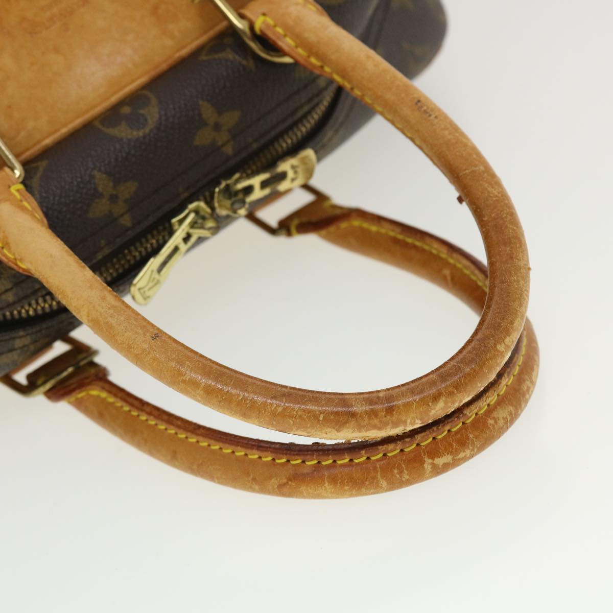 LOUIS VUITTON Monogram Deauville Hand Bag M47270 LV Auth bs4834