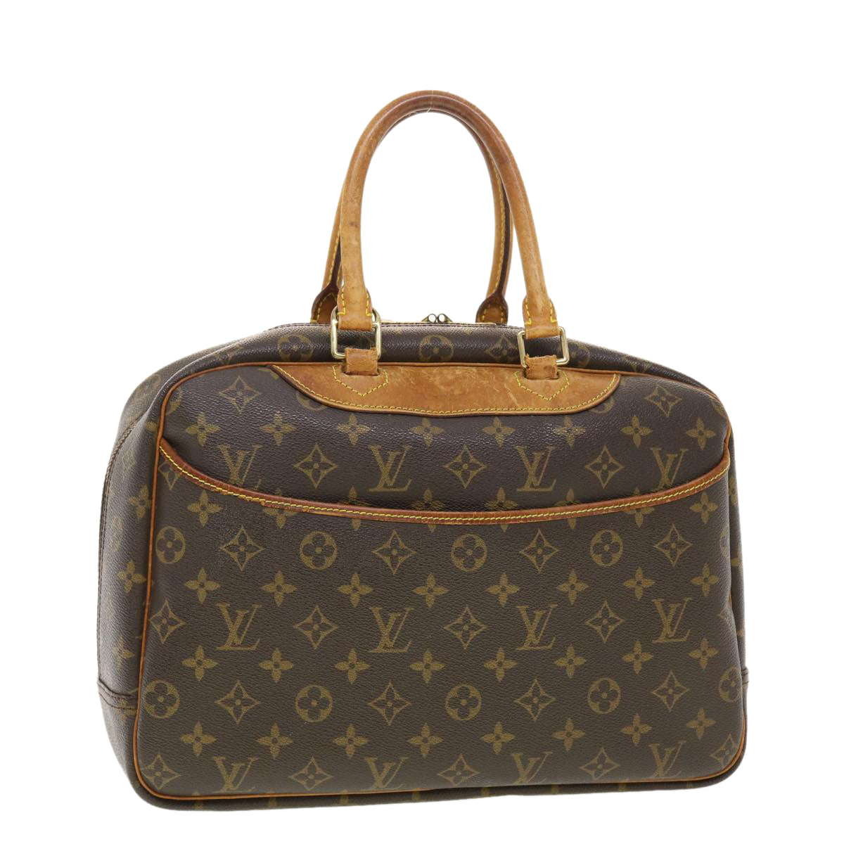 LOUIS VUITTON Monogram Deauville Hand Bag M47270 LV Auth bs4846