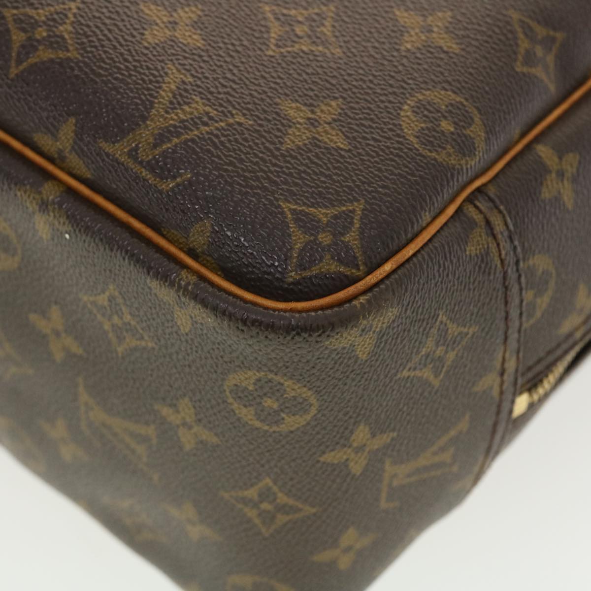 LOUIS VUITTON Monogram Deauville Hand Bag M47270 LV Auth bs4846