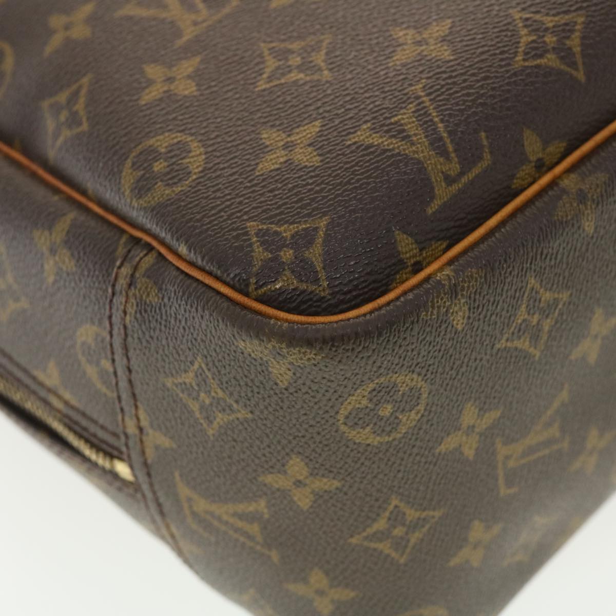 LOUIS VUITTON Monogram Deauville Hand Bag M47270 LV Auth bs4846