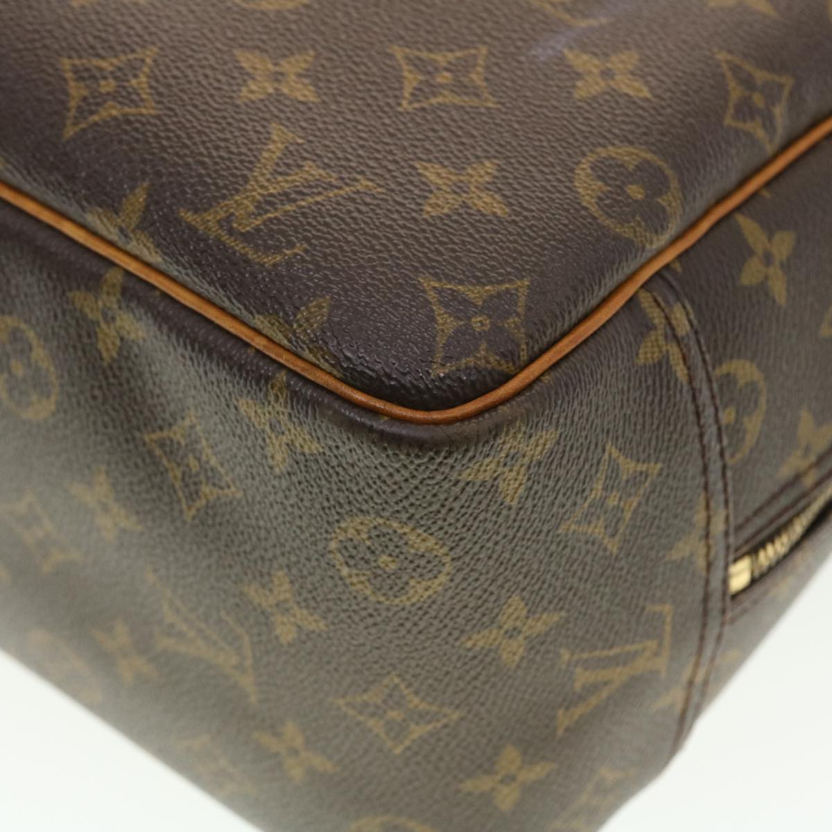 LOUIS VUITTON Monogram Deauville Hand Bag M47270 LV Auth bs4846