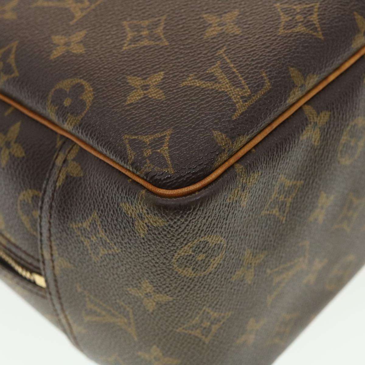 LOUIS VUITTON Monogram Deauville Hand Bag M47270 LV Auth bs4846