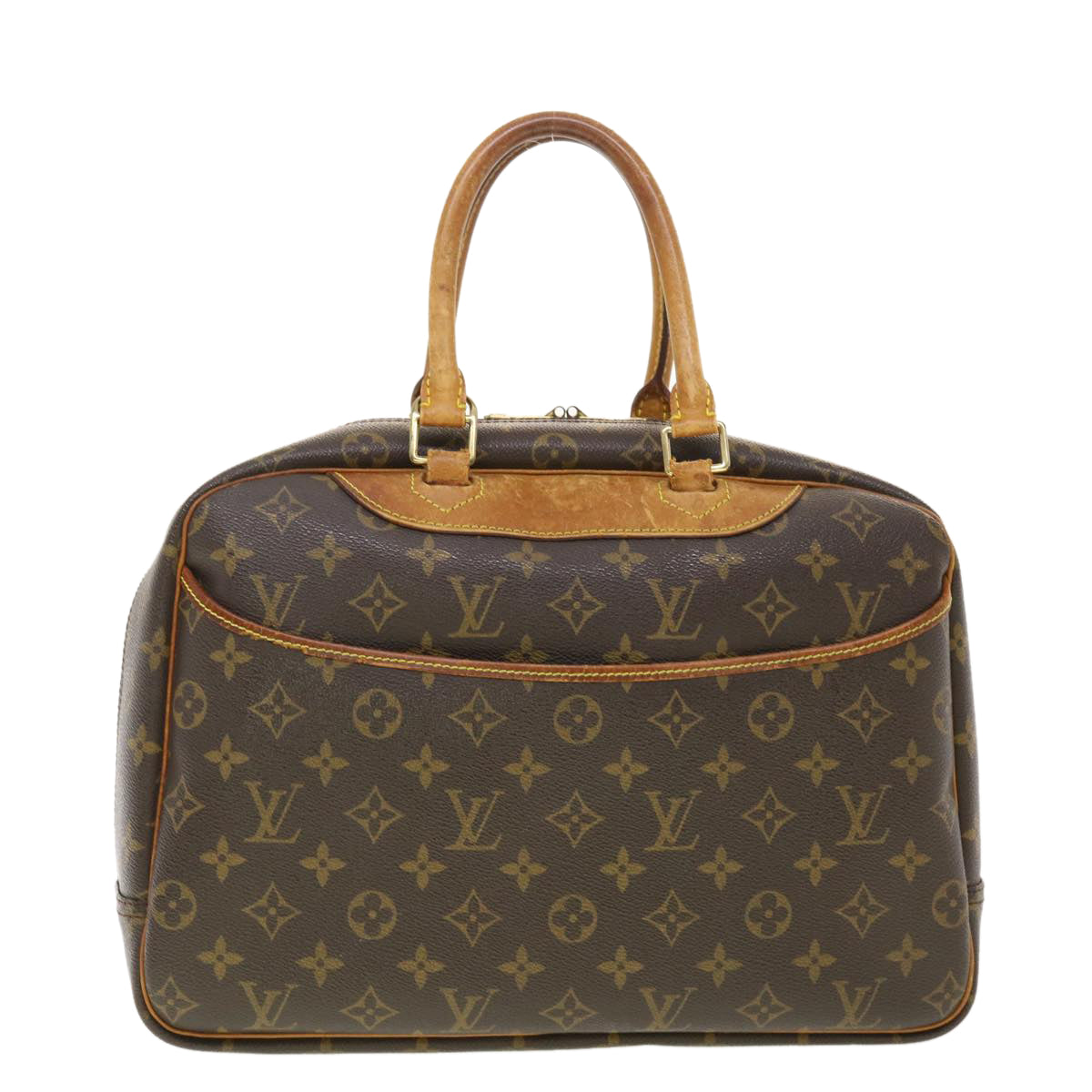 LOUIS VUITTON Monogram Deauville Hand Bag M47270 LV Auth bs4846