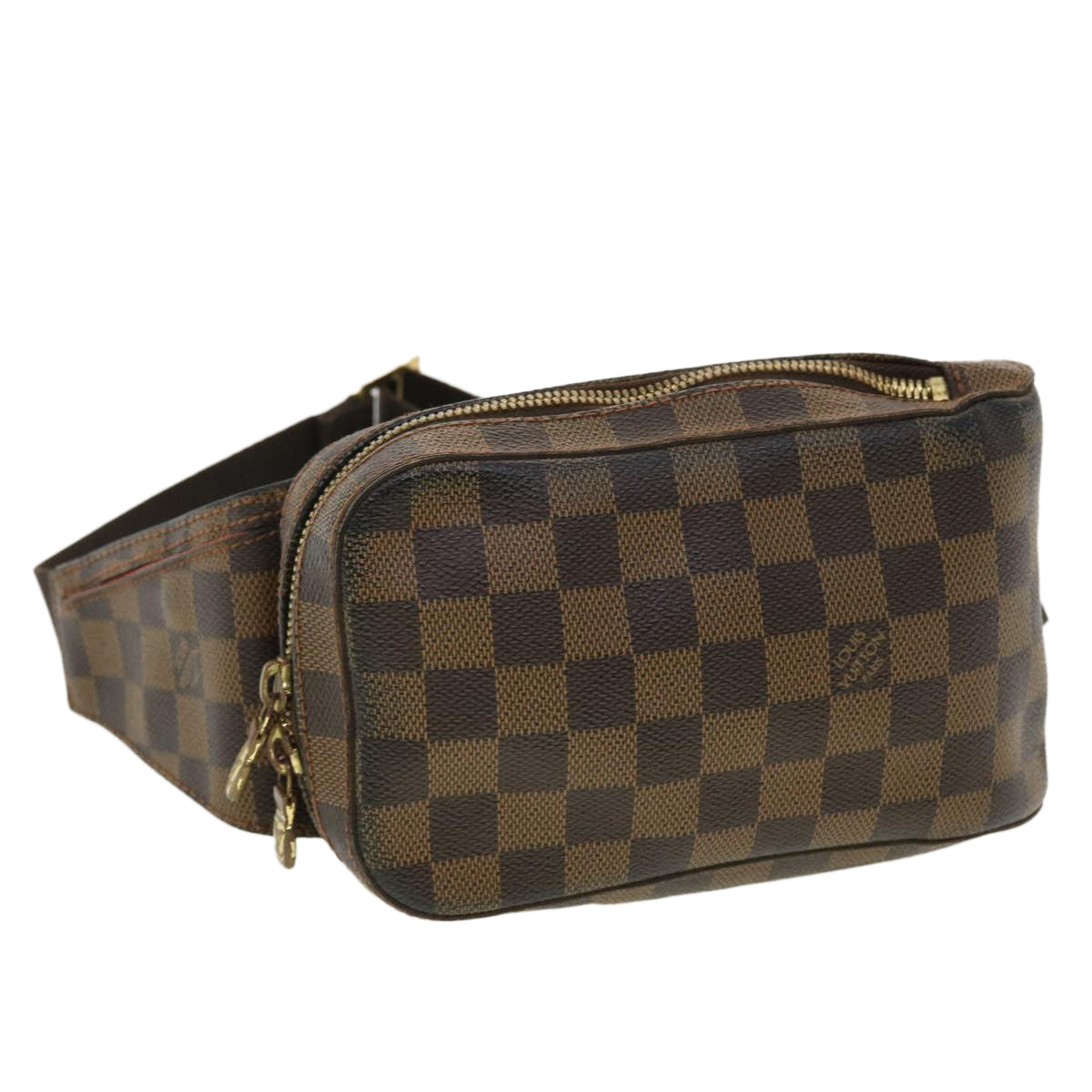 LOUIS VUITTON Damier Ebene Geronimos Shoulder Bag N51994 LV Auth bs4848