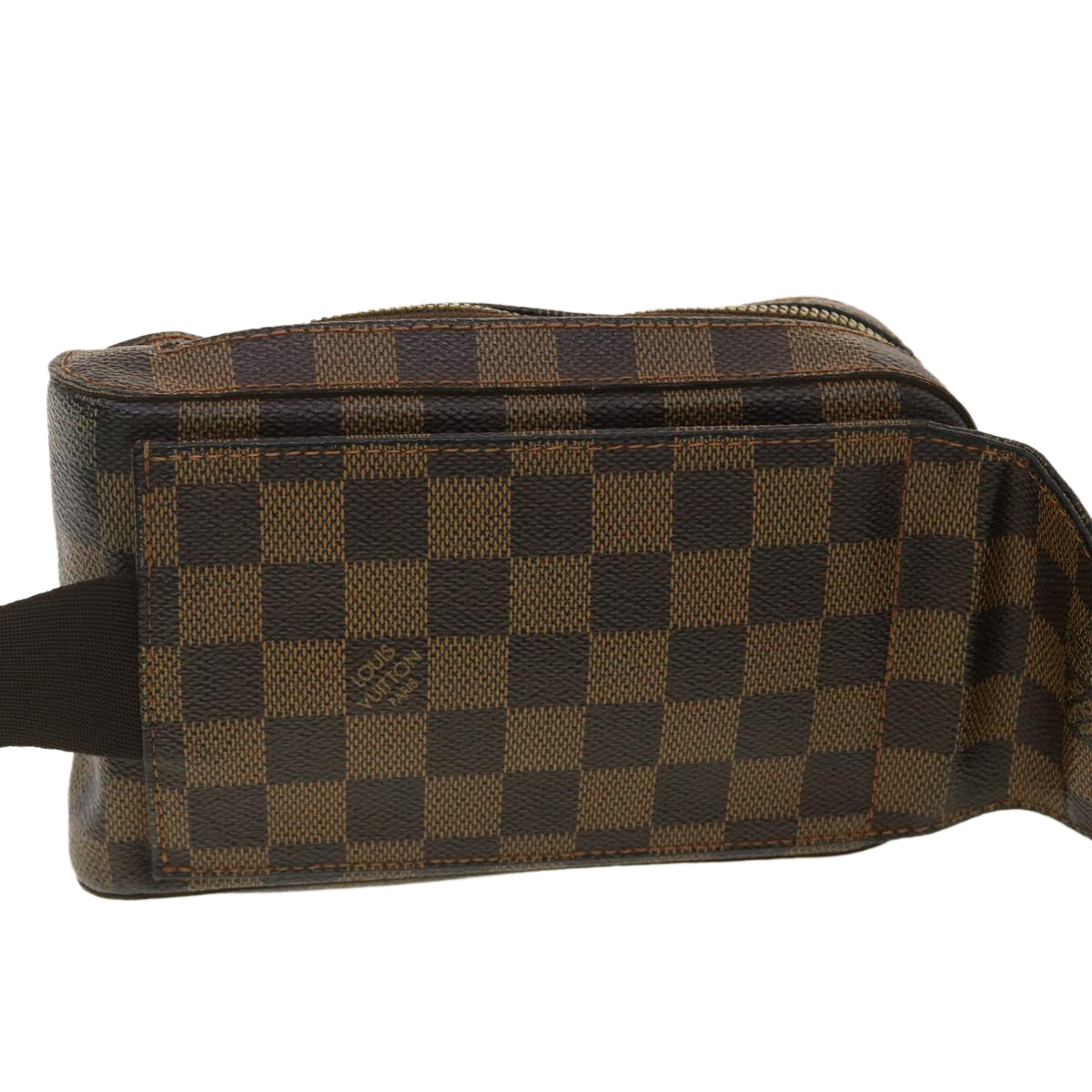 LOUIS VUITTON Damier Ebene Geronimos Shoulder Bag N51994 LV Auth bs4848