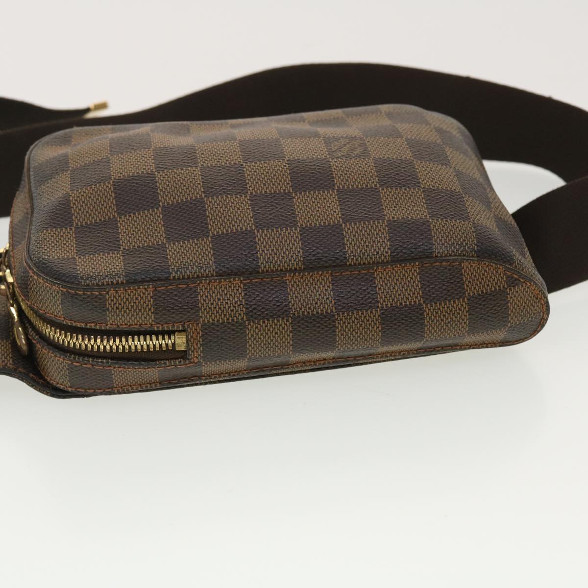 LOUIS VUITTON Damier Ebene Geronimos Shoulder Bag N51994 LV Auth bs4848