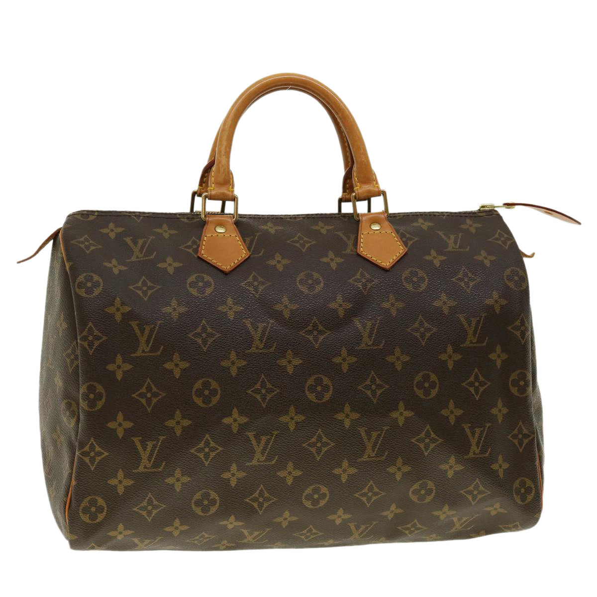 LOUIS VUITTON Monogram Speedy 35 Hand Bag M41524 LV Auth bs4849