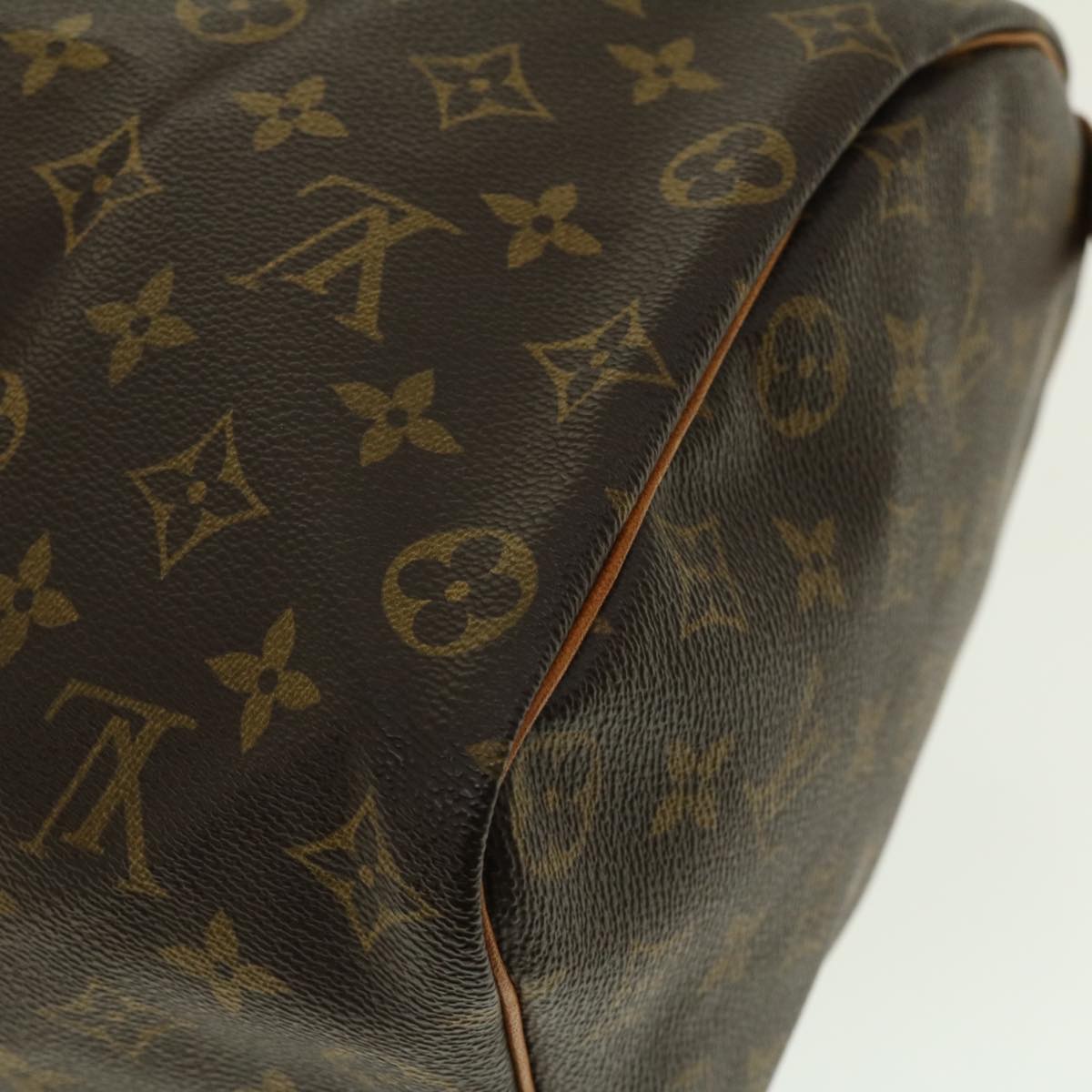 LOUIS VUITTON Monogram Speedy 35 Hand Bag M41524 LV Auth bs4849