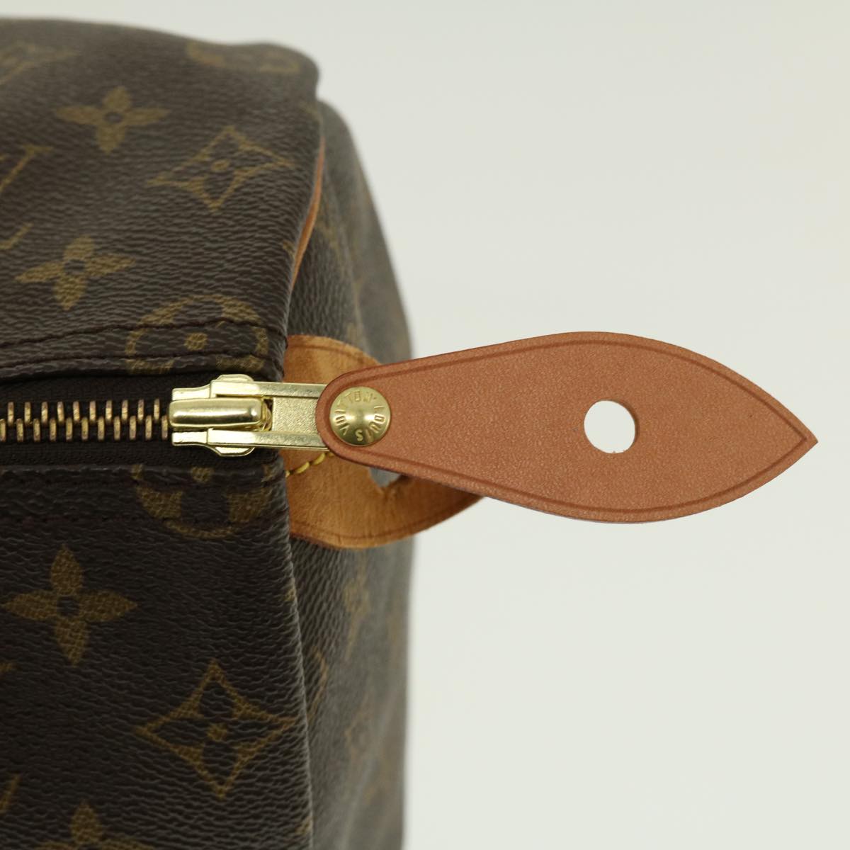 LOUIS VUITTON Monogram Speedy 35 Hand Bag M41524 LV Auth bs4849