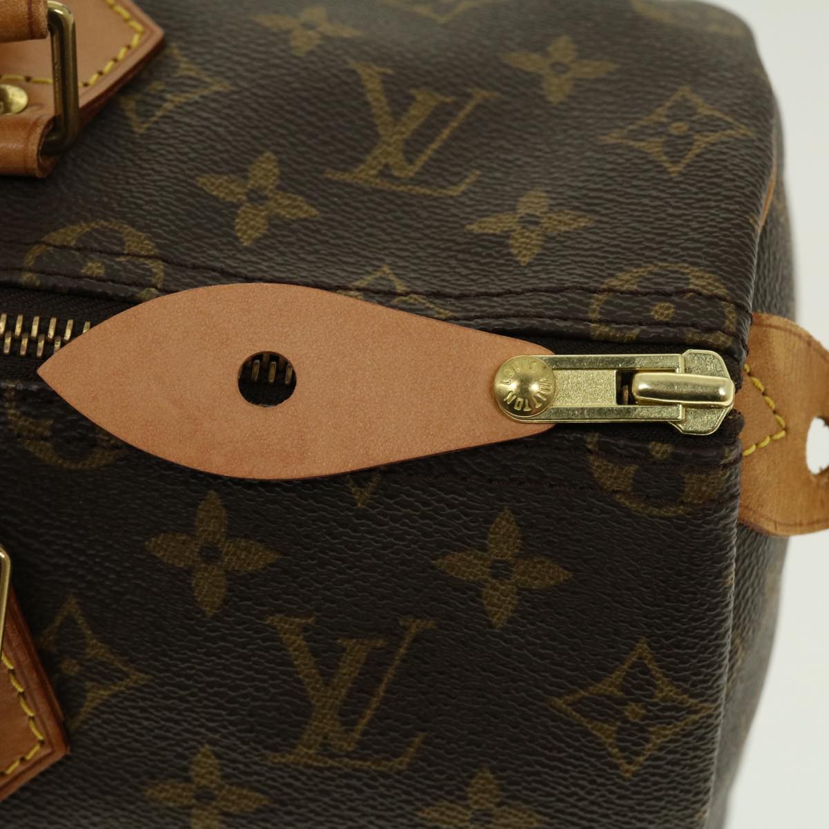 LOUIS VUITTON Monogram Speedy 35 Hand Bag M41524 LV Auth bs4849