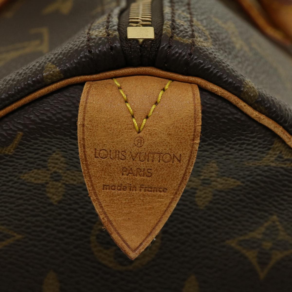 LOUIS VUITTON Monogram Speedy 35 Hand Bag M41524 LV Auth bs4849