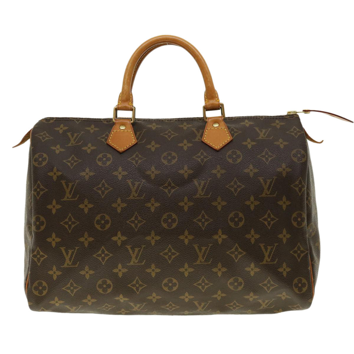 LOUIS VUITTON Monogram Speedy 35 Hand Bag M41524 LV Auth bs4849