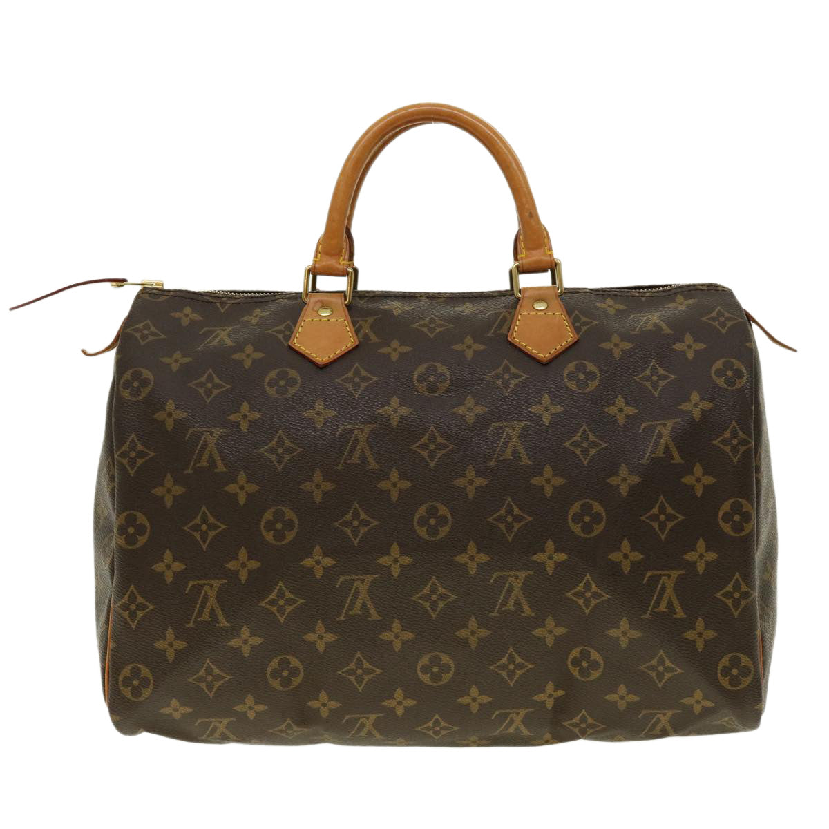 LOUIS VUITTON Monogram Speedy 35 Hand Bag M41524 LV Auth bs4849