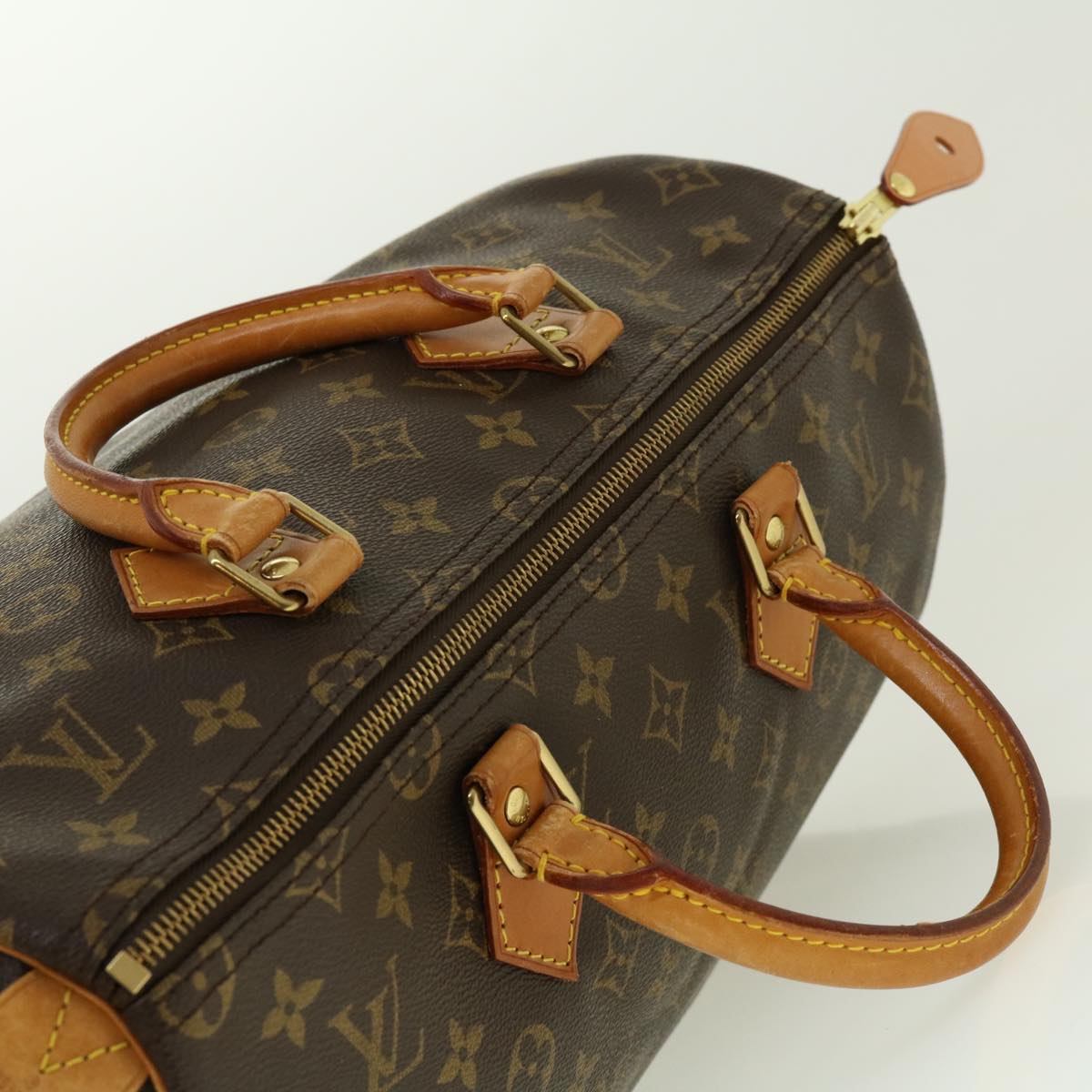 LOUIS VUITTON Monogram Speedy 35 Hand Bag M41524 LV Auth bs4849