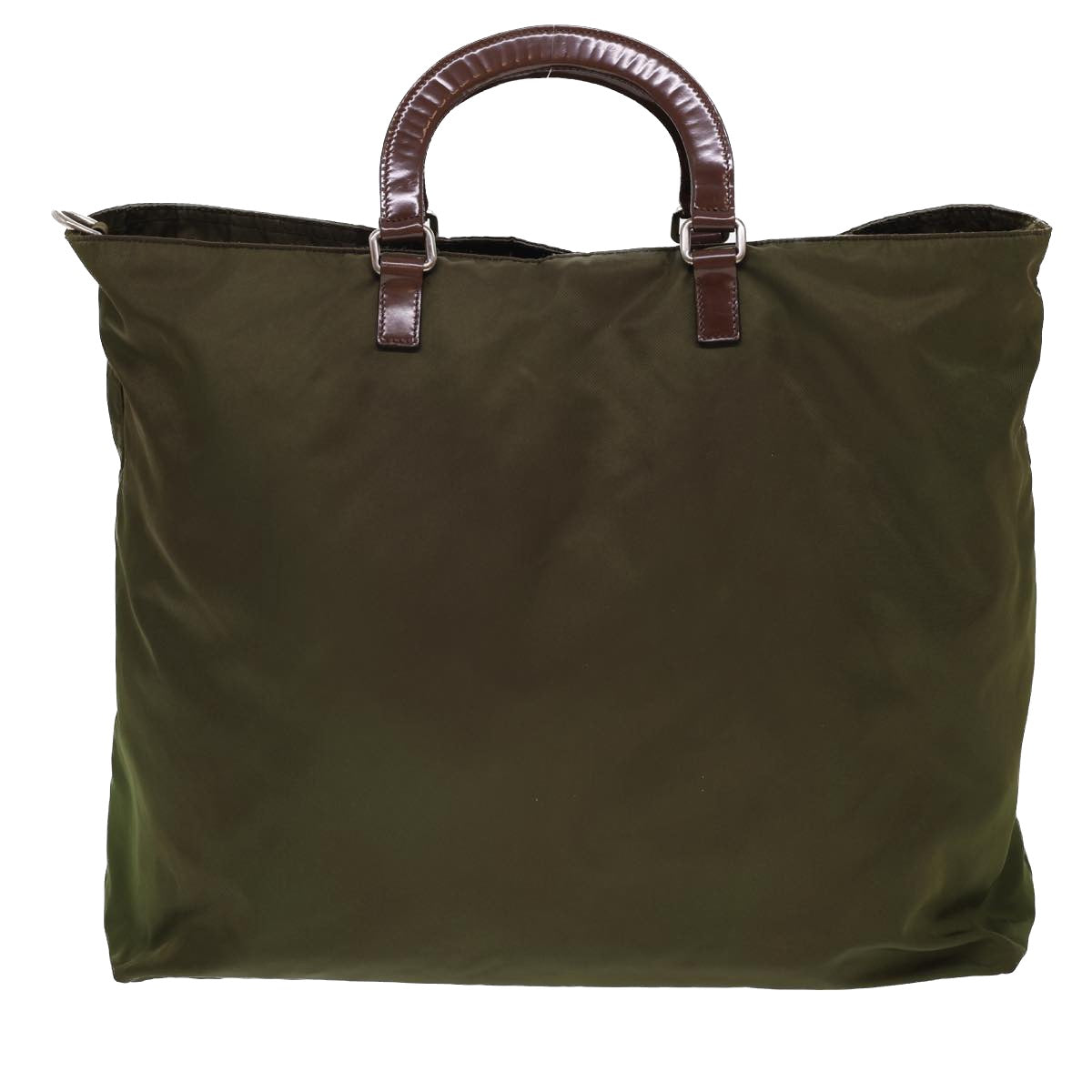 PRADA Hand Bag Nylon 2way Green Auth bs4850 - 0