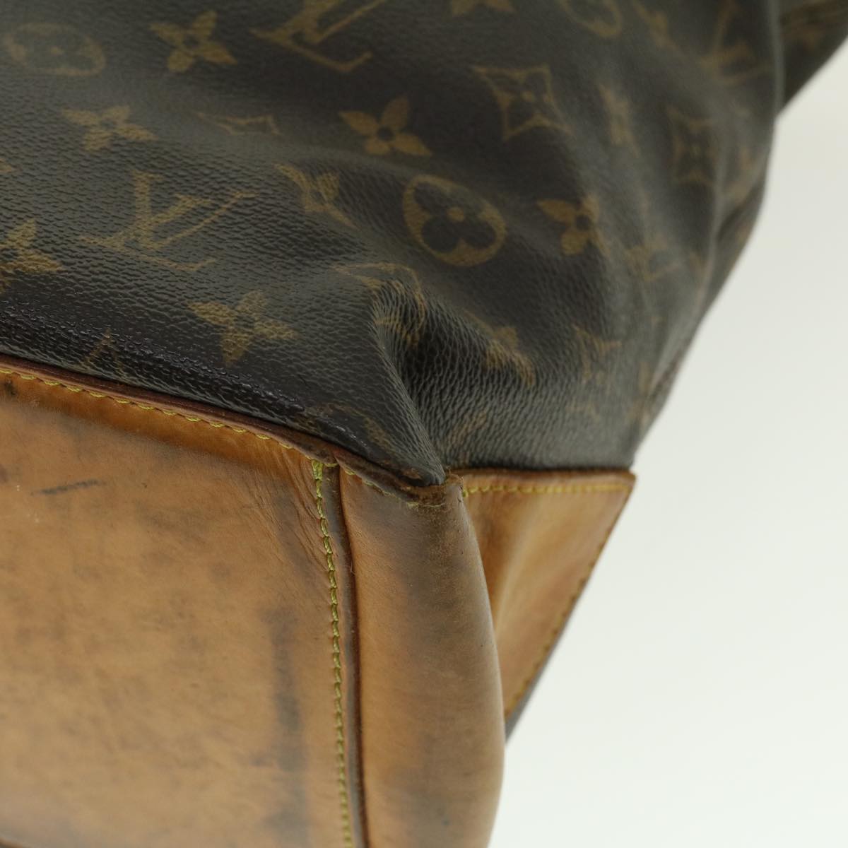 LOUIS VUITTON Monogram Cabas Mezzo Tote Bag M51151 LV Auth bs4855