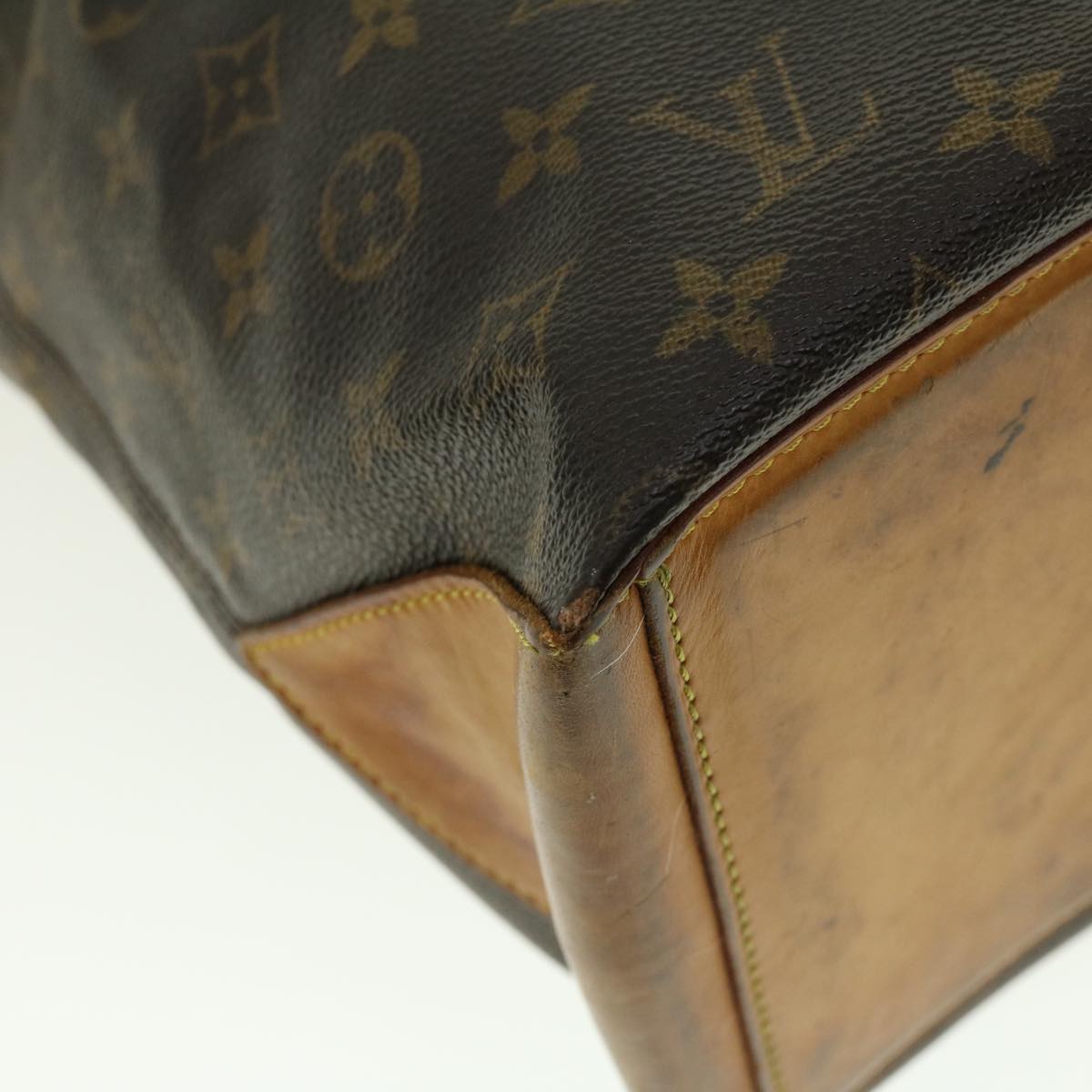 LOUIS VUITTON Monogram Cabas Mezzo Tote Bag M51151 LV Auth bs4855