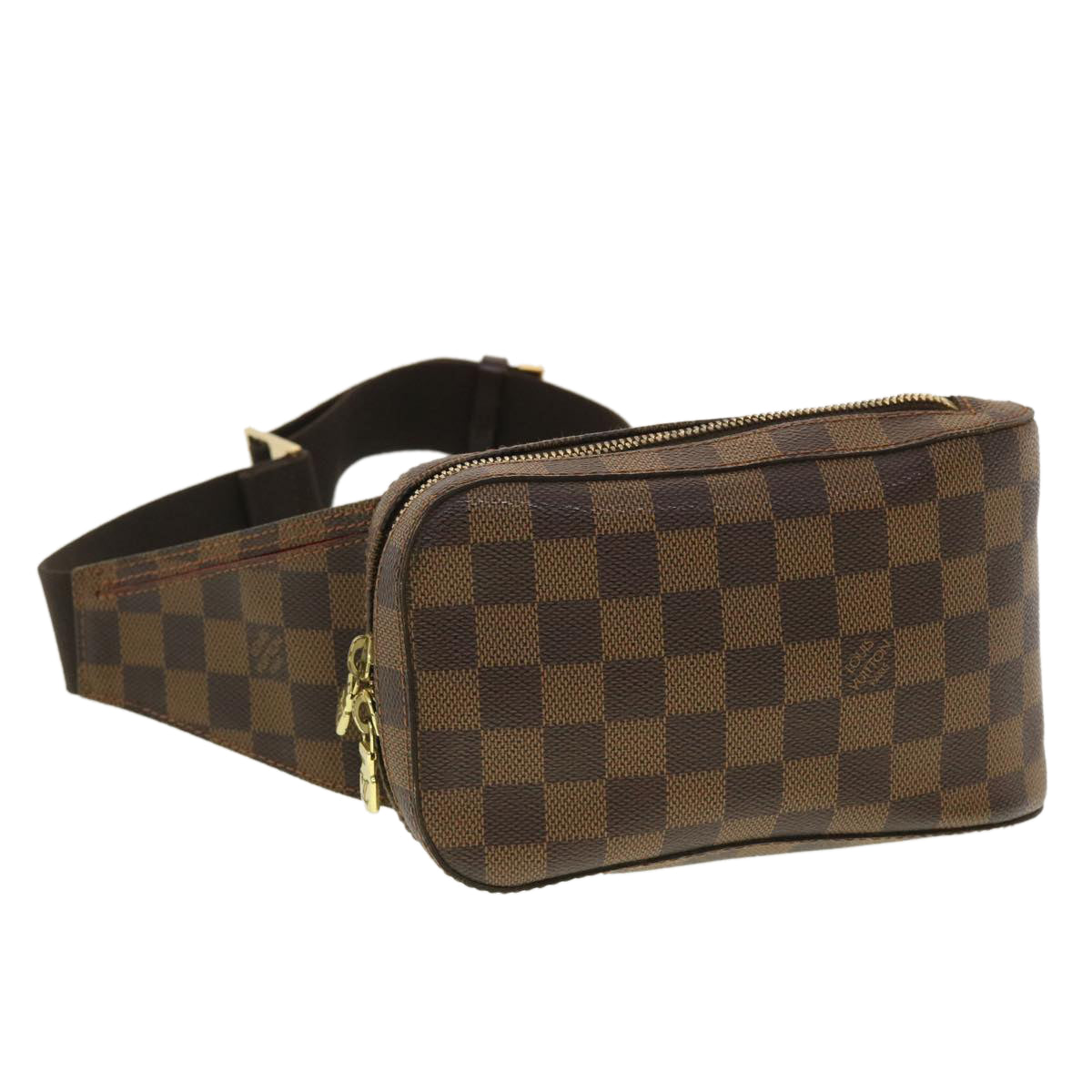 LOUIS VUITTON Damier Ebene Geronimos Shoulder Bag N51994 LV Auth bs4887