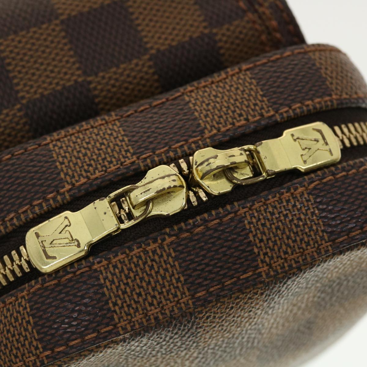 LOUIS VUITTON Damier Ebene Geronimos Shoulder Bag N51994 LV Auth bs4887