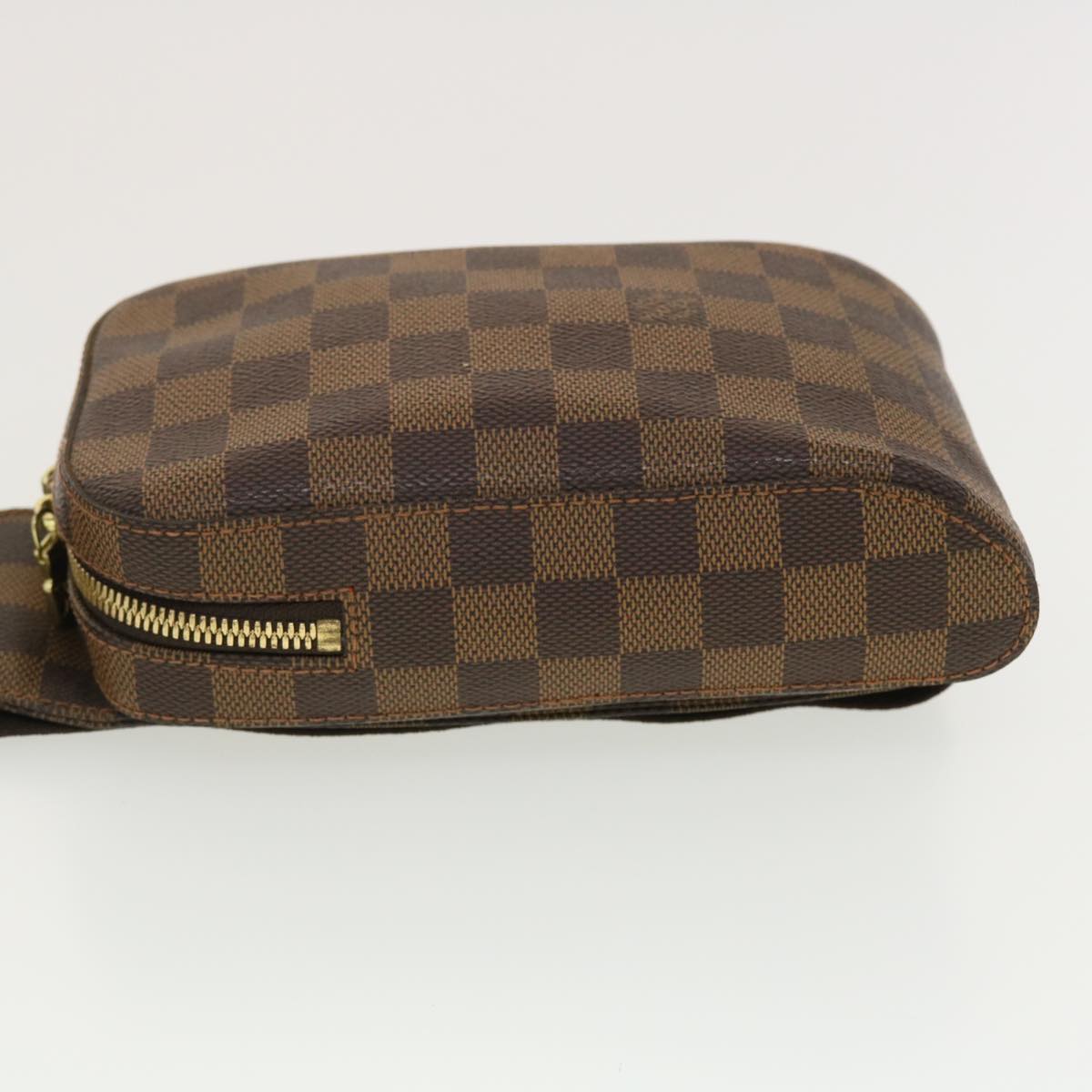 LOUIS VUITTON Damier Ebene Geronimos Shoulder Bag N51994 LV Auth bs4887