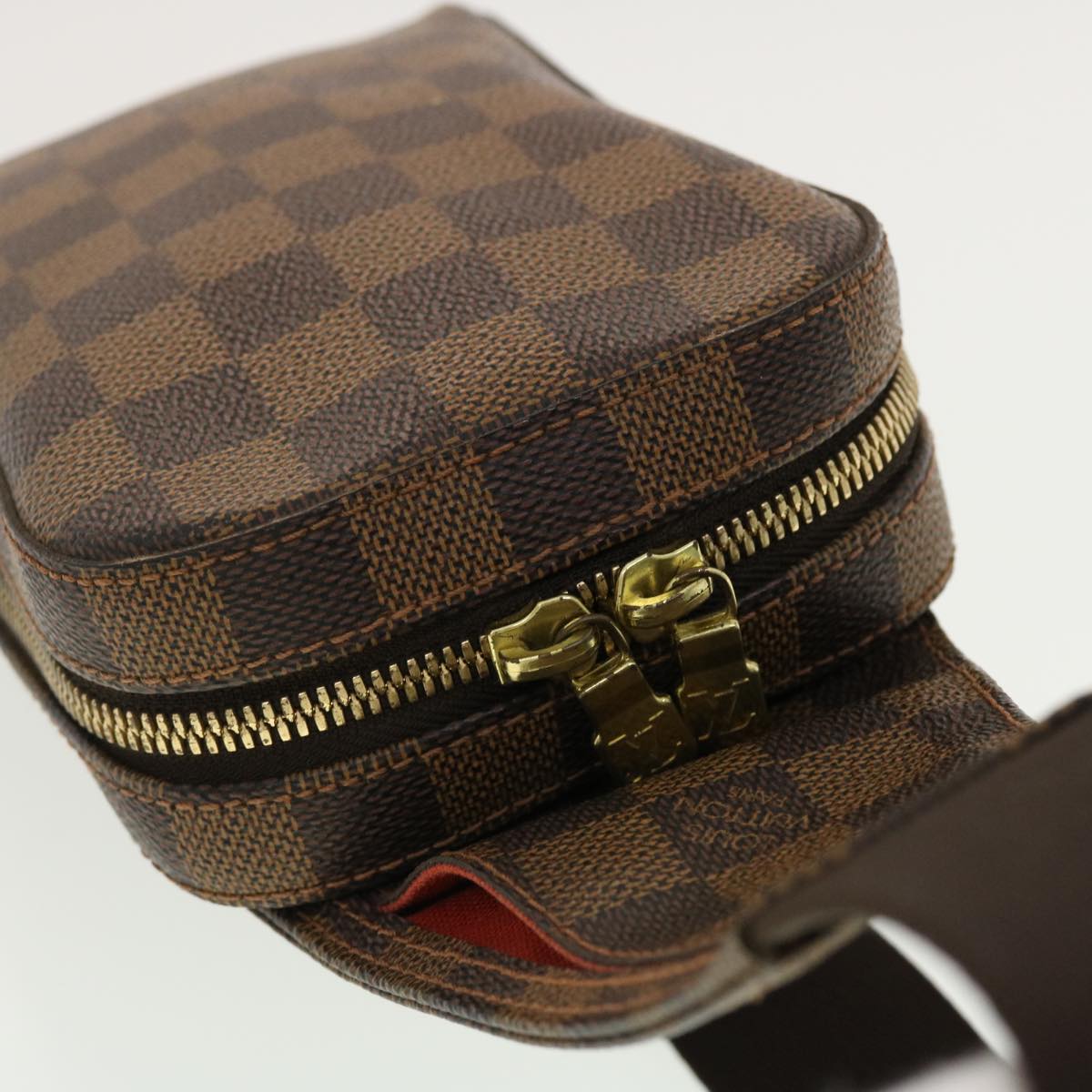 LOUIS VUITTON Damier Ebene Geronimos Shoulder Bag N51994 LV Auth bs4887