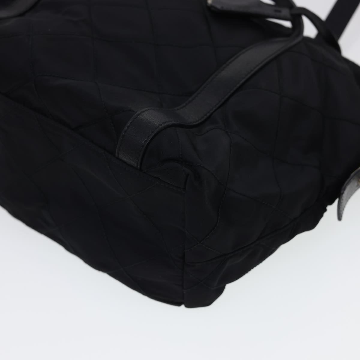 PRADA Shoulder Bag Nylon Black Auth bs4888