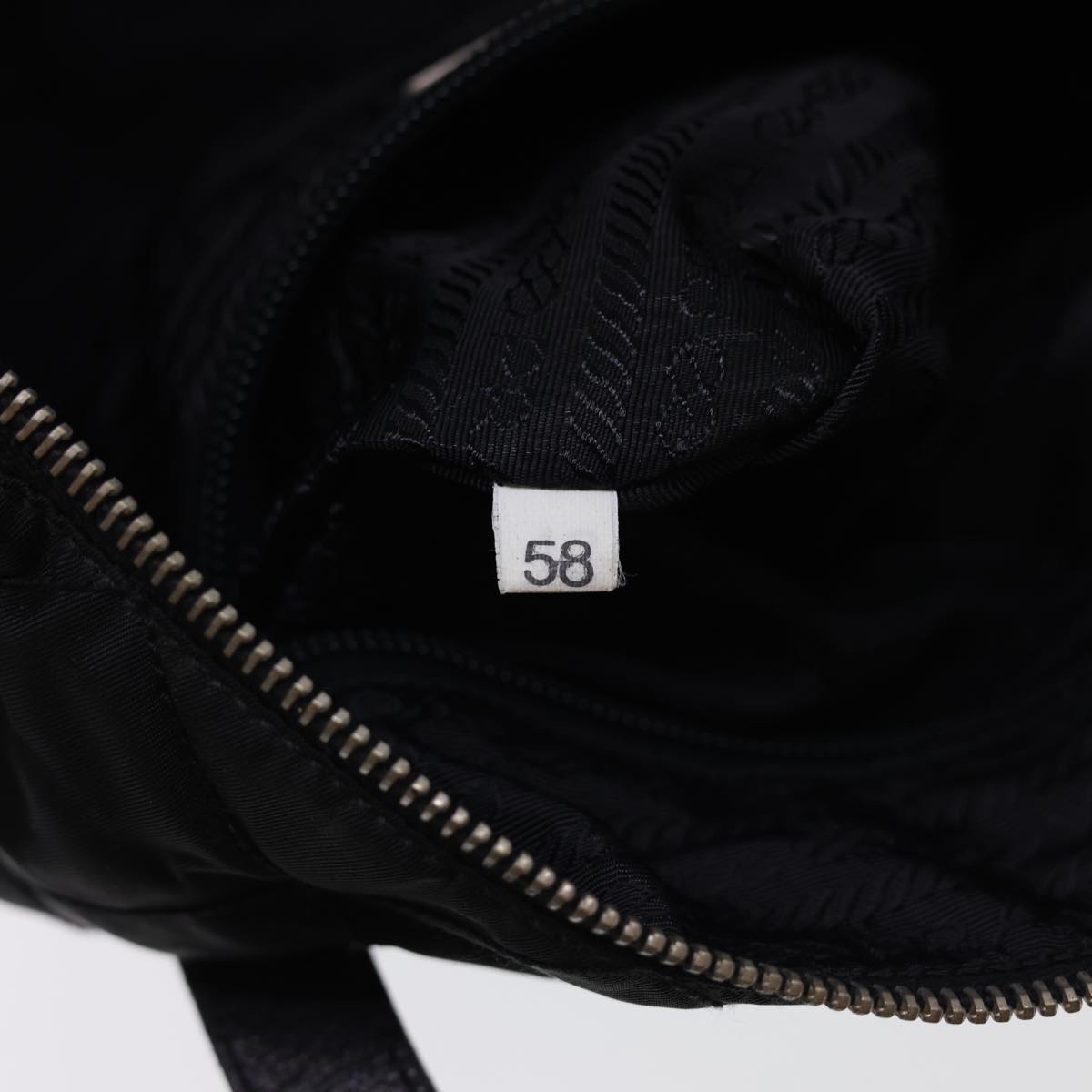 PRADA Shoulder Bag Nylon Black Auth bs4888