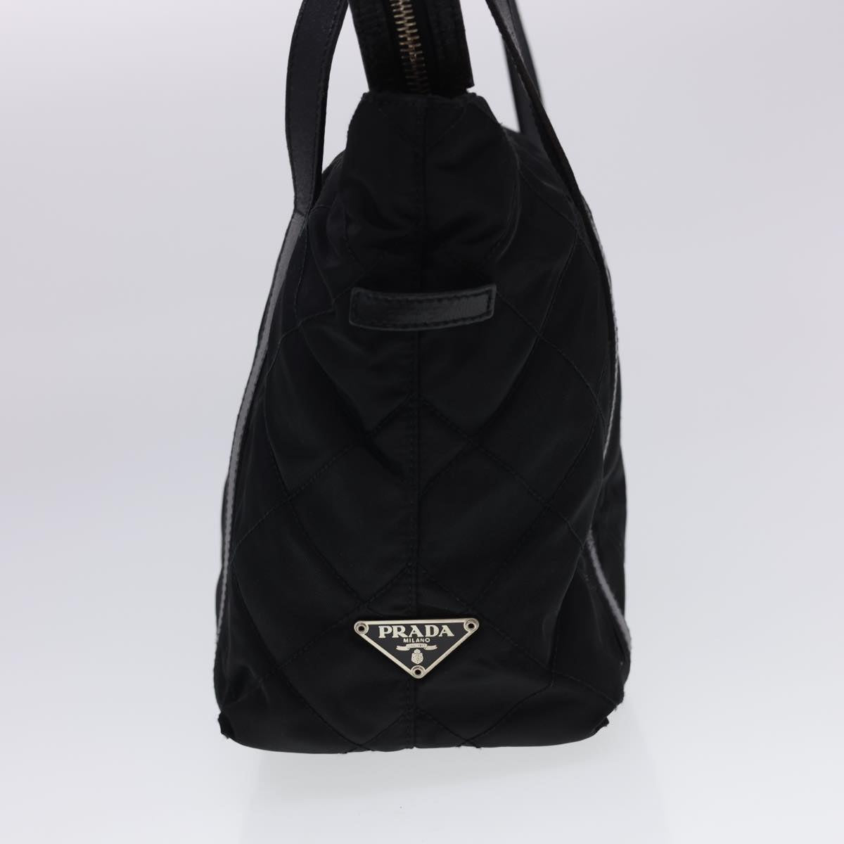 PRADA Shoulder Bag Nylon Black Auth bs4888