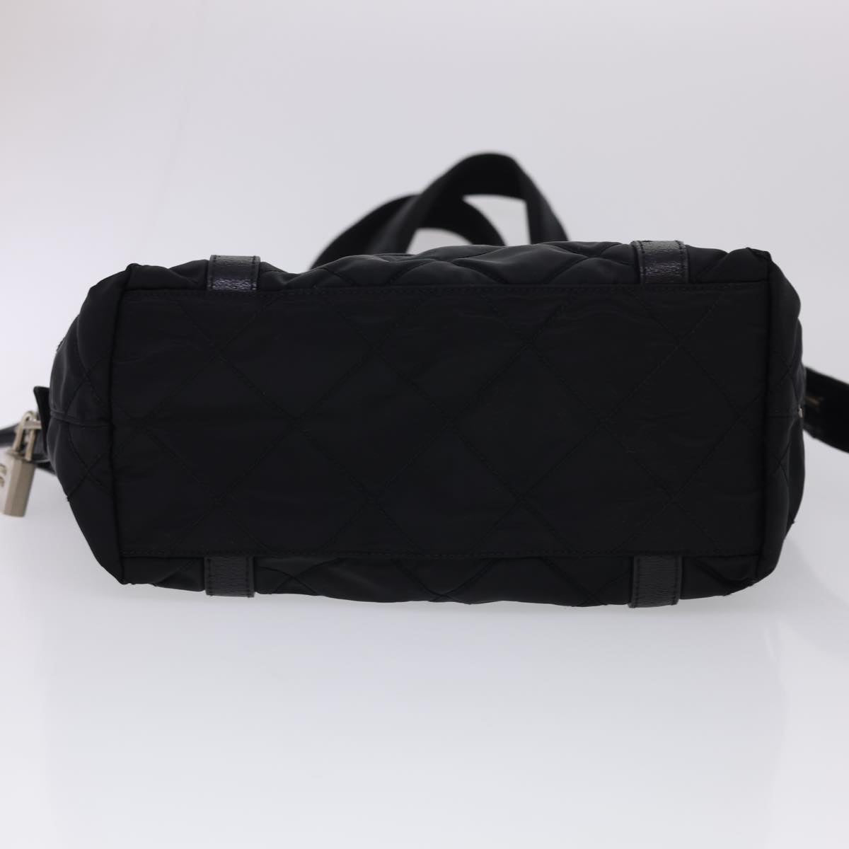 PRADA Shoulder Bag Nylon Black Auth bs4888