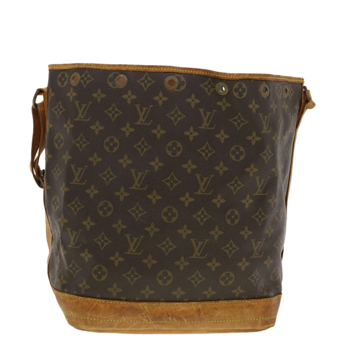 LOUIS VUITTON Monogram Noe Shoulder Bag M42224 LV Auth bs4895