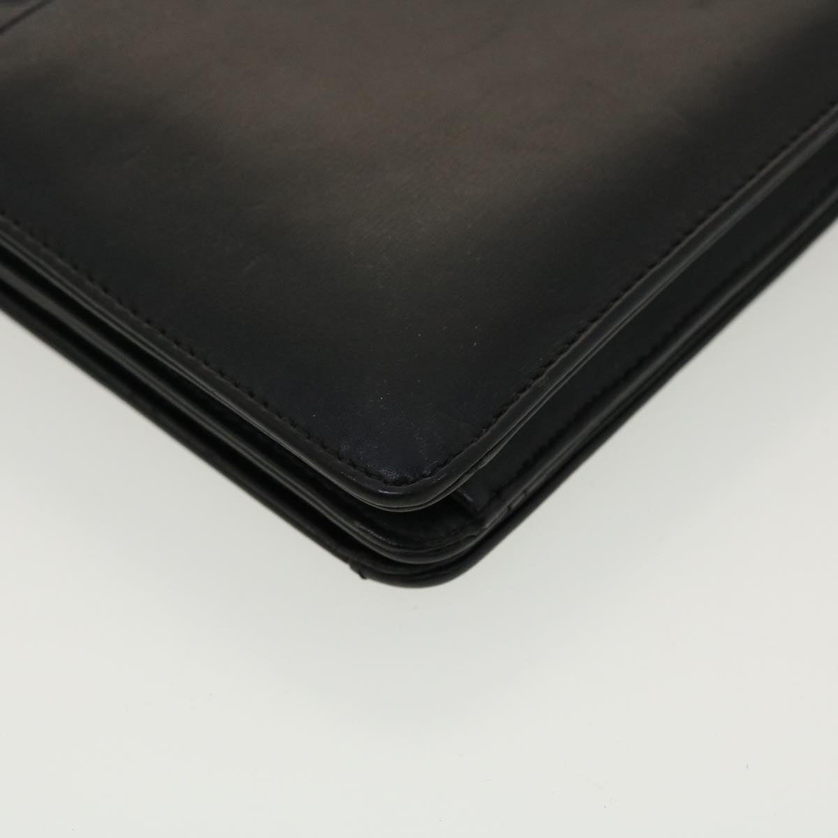 GIVENCHY Shoulder Bag Leather Black Auth bs4925