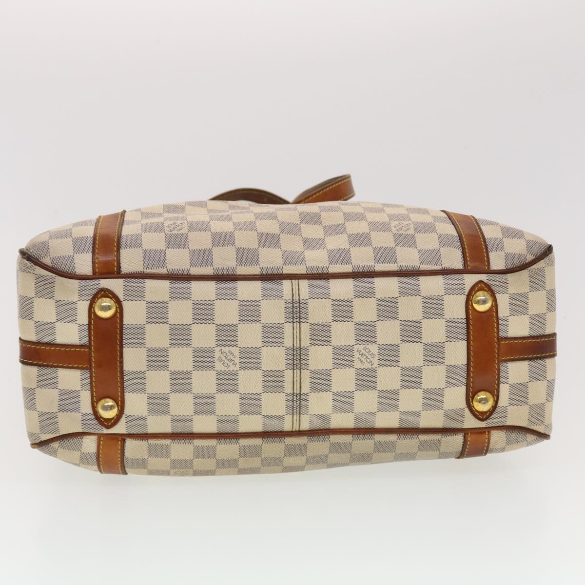 LOUIS VUITTON Damier Azur Stresa PM Tote Bag M51188 LV Auth bs4944