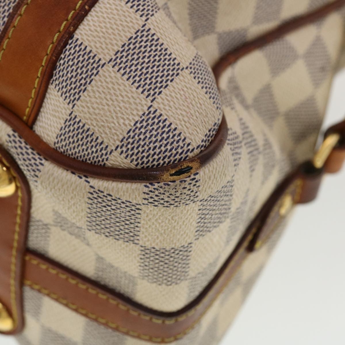 LOUIS VUITTON Damier Azur Stresa PM Tote Bag M51188 LV Auth bs4944