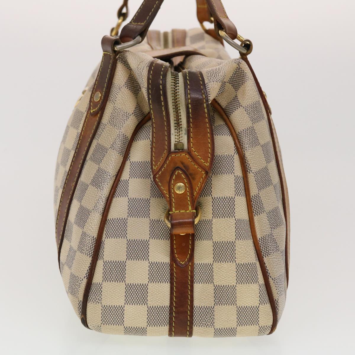 LOUIS VUITTON Damier Azur Stresa PM Tote Bag M51188 LV Auth bs4944