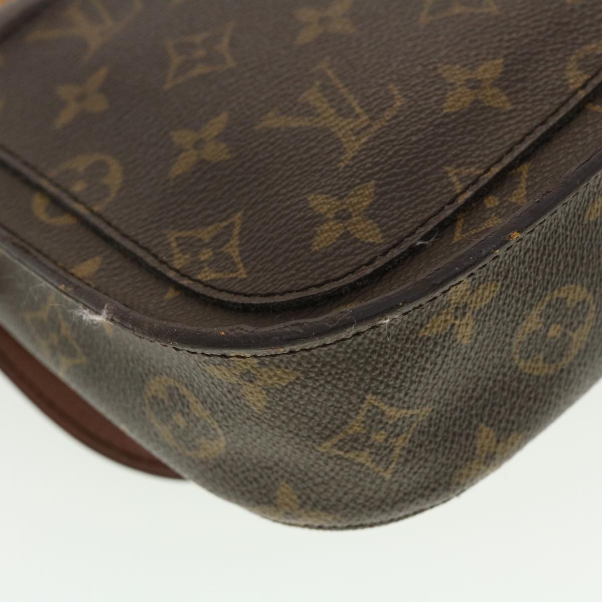 LOUIS VUITTON Monogram Saint Cloud PM Shoulder Bag M51244 LV Auth bs4947