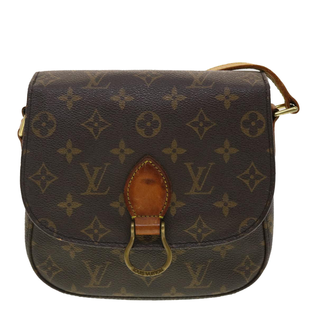 LOUIS VUITTON Monogram Saint Cloud PM Shoulder Bag M51244 LV Auth bs4947