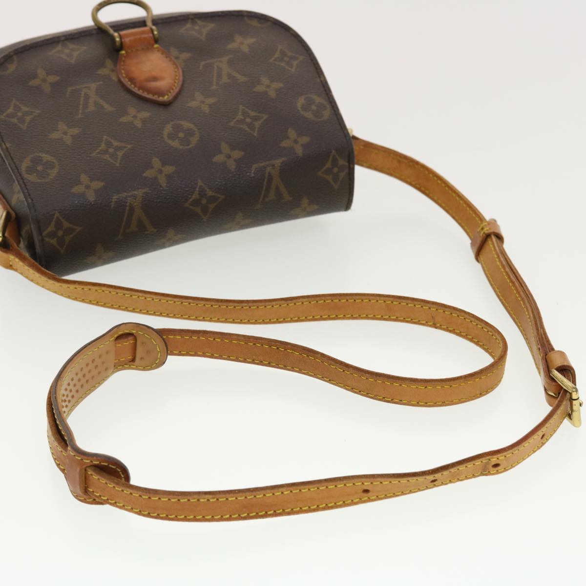 LOUIS VUITTON Monogram Saint Cloud PM Shoulder Bag M51244 LV Auth bs4947