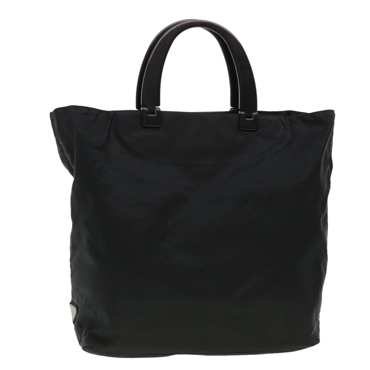 PRADA Hand Bag Nylon Black Auth bs4957