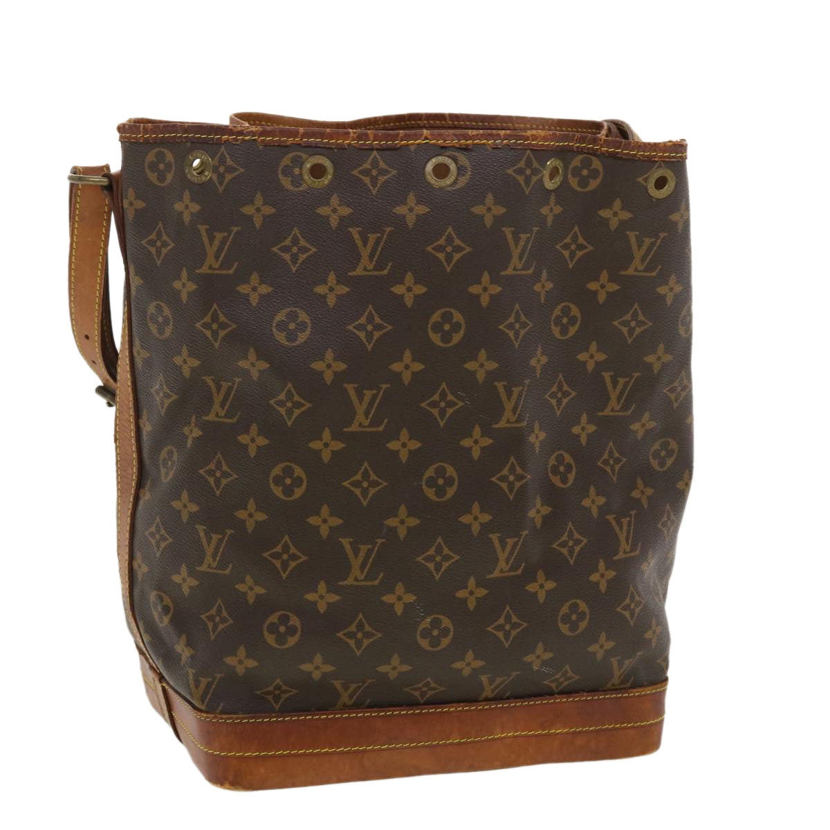 LOUIS VUITTON Monogram Noe Shoulder Bag M42224 LV Auth bs4979