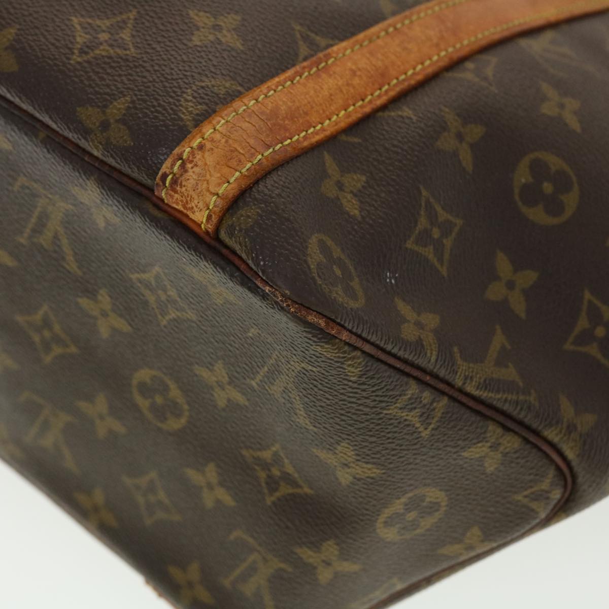 LOUIS VUITTON Monogram Sac Shopping Tote Bag M51108 LV Auth bs5010