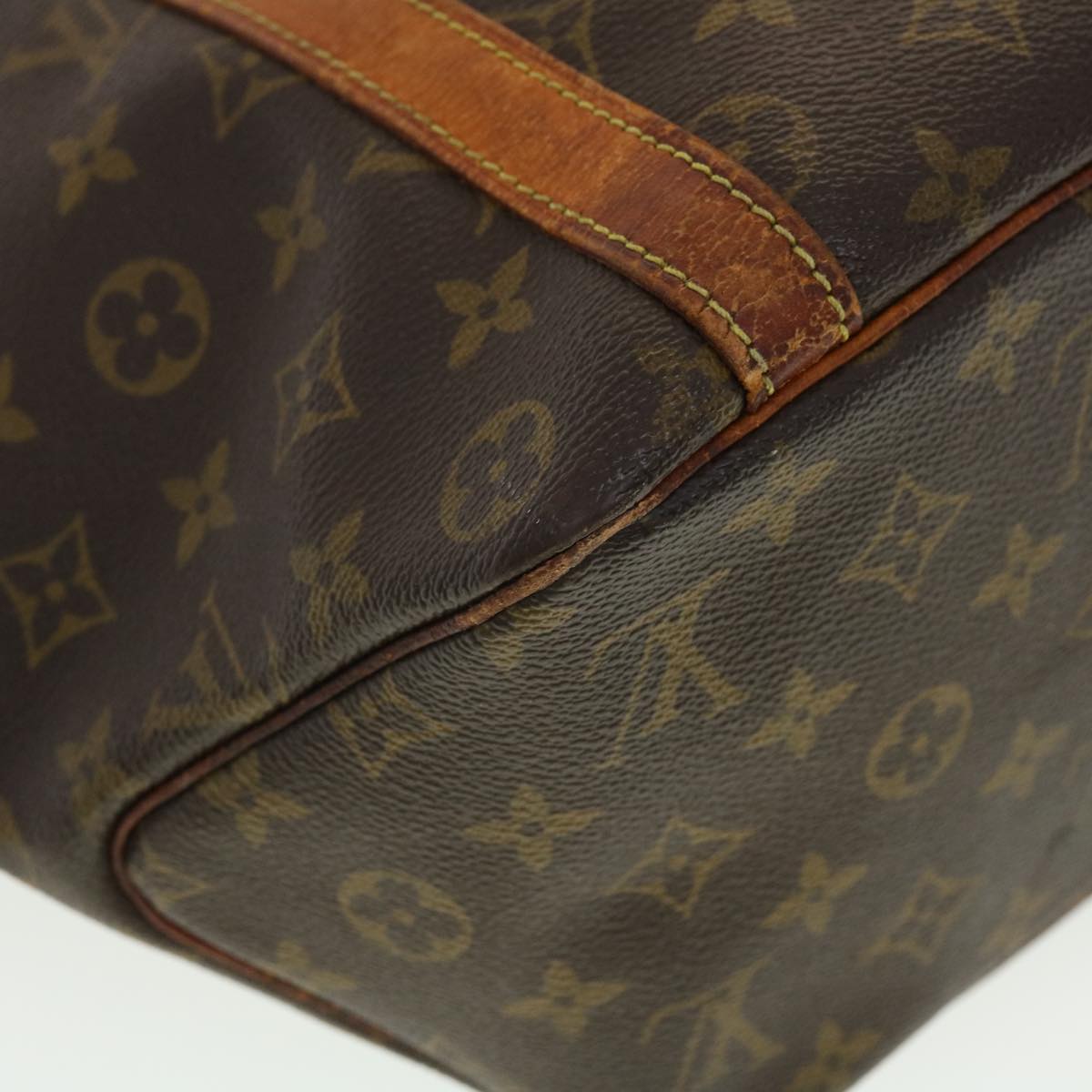 LOUIS VUITTON Monogram Sac Shopping Tote Bag M51108 LV Auth bs5010