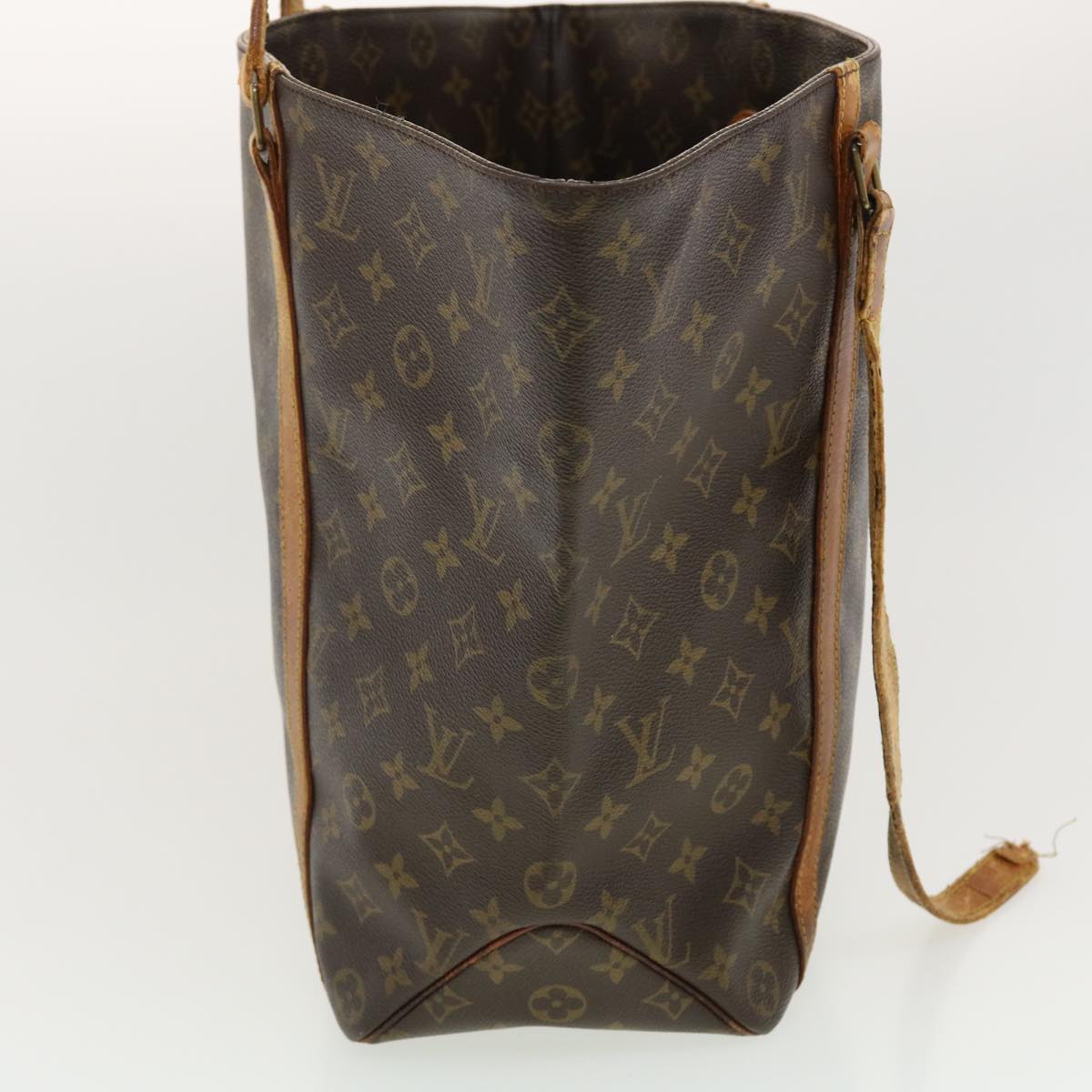 LOUIS VUITTON Monogram Sac Shopping Tote Bag M51108 LV Auth bs5010