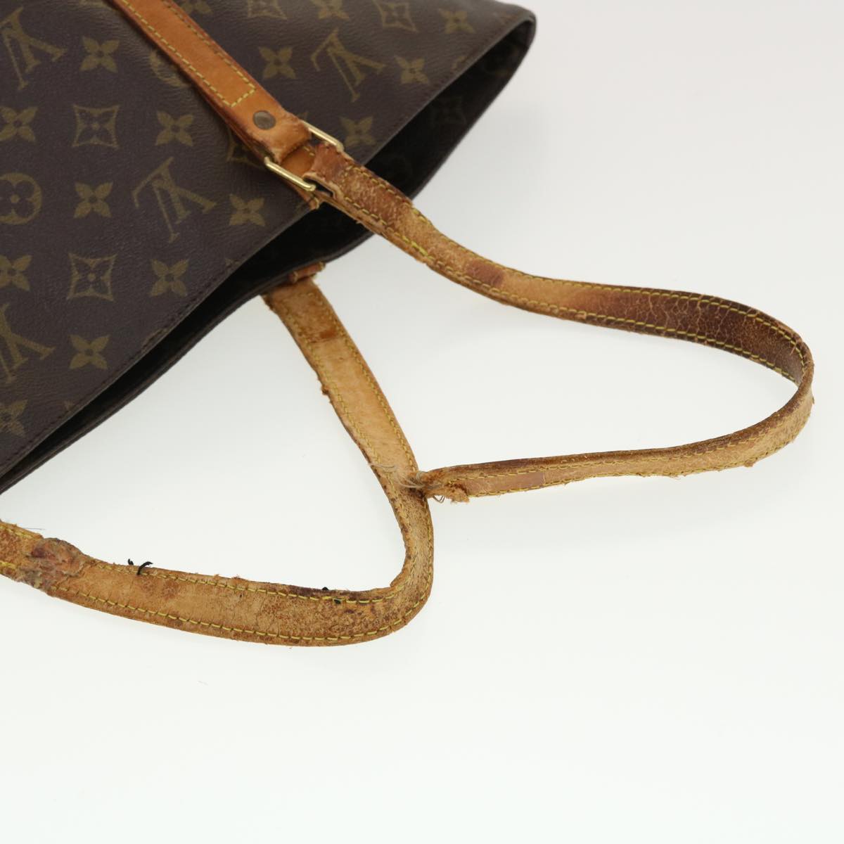 LOUIS VUITTON Monogram Sac Shopping Tote Bag M51108 LV Auth bs5010