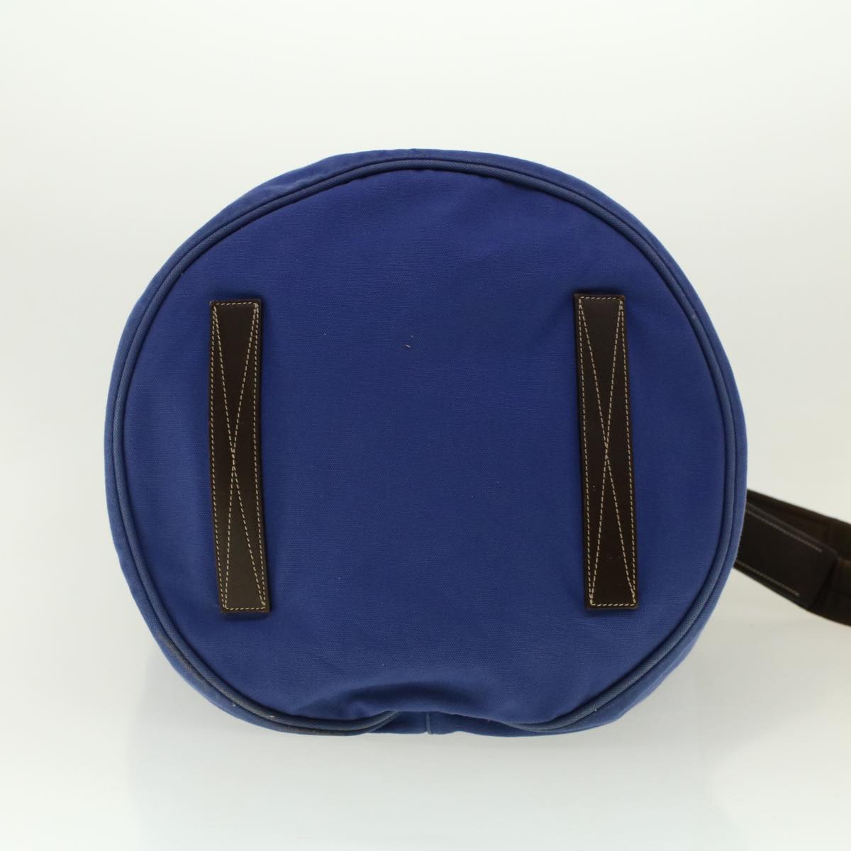 PRADA Shoulder Bag Canvas 2way Blue Auth bs5036