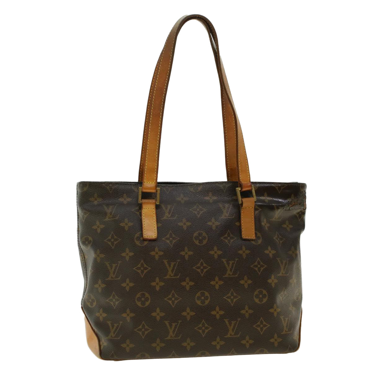 LOUIS VUITTON Monogram Cabas Piano Tote Bag M51148 LV Auth bs5047