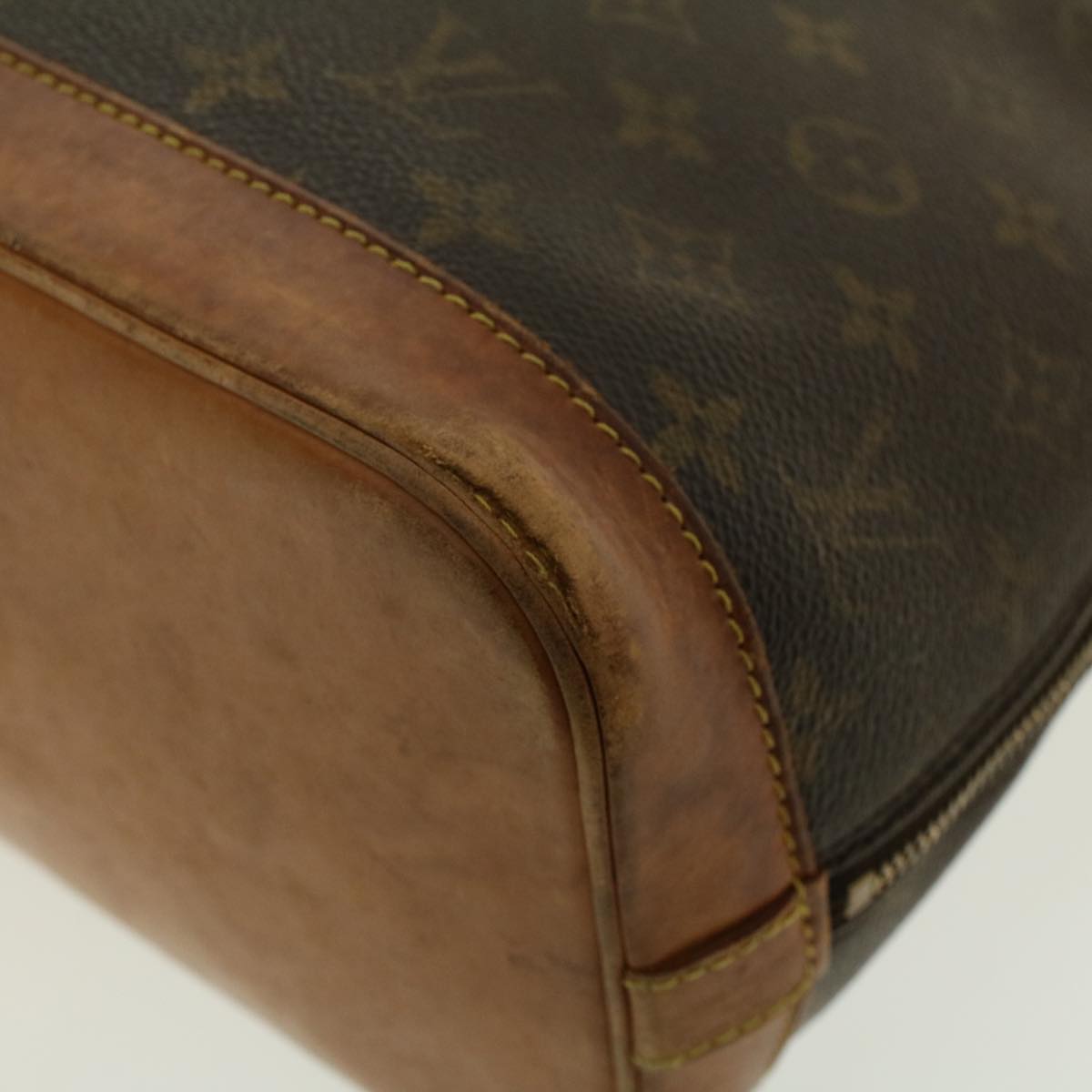 LOUIS VUITTON Monogram Alma Hand Bag M51130 LV Auth bs5052