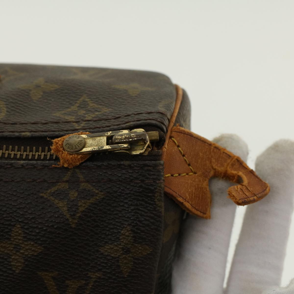 LOUIS VUITTON Monogram Speedy 30 Hand Bag M41526 LV Auth bs5065