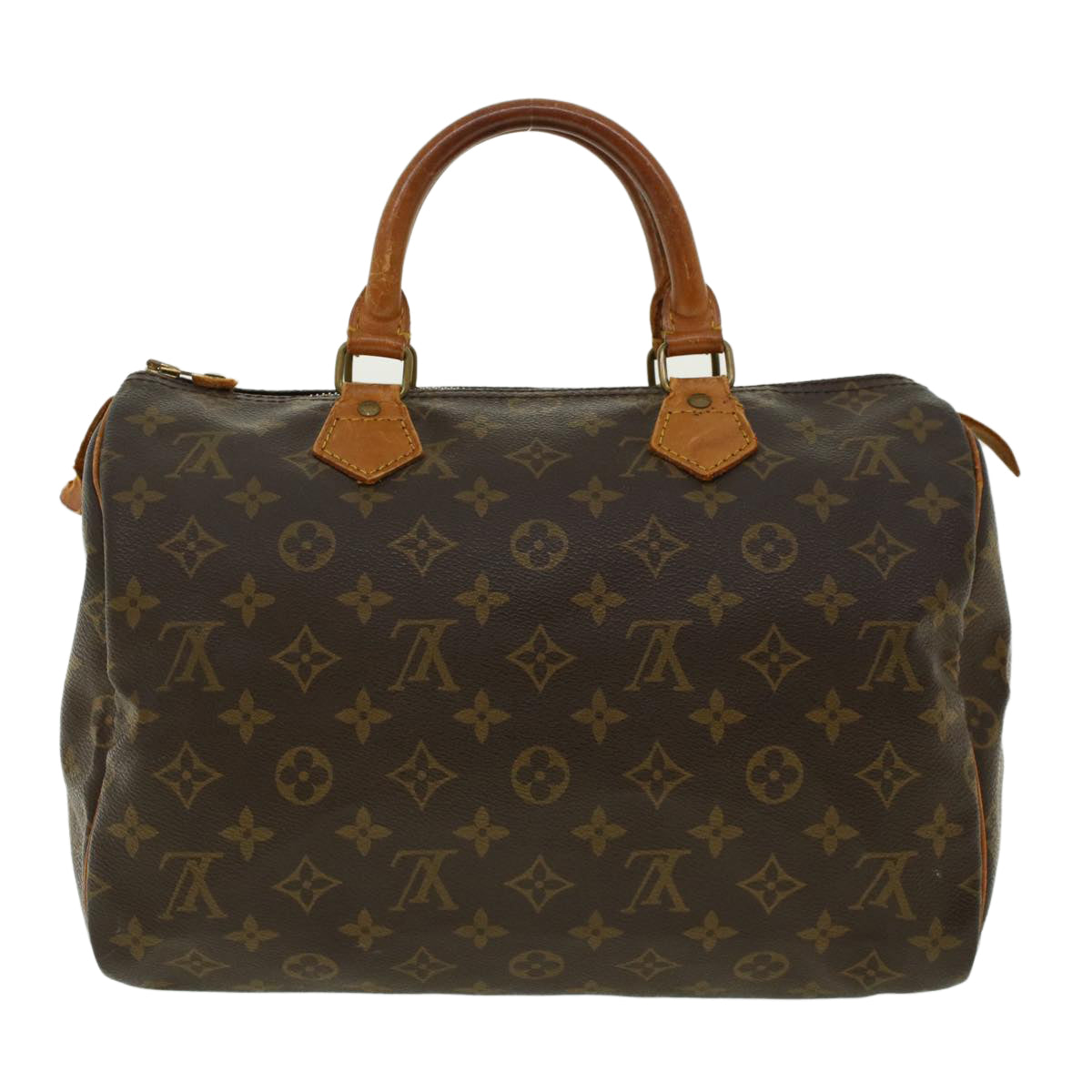 LOUIS VUITTON Monogram Speedy 30 Hand Bag M41526 LV Auth bs5065