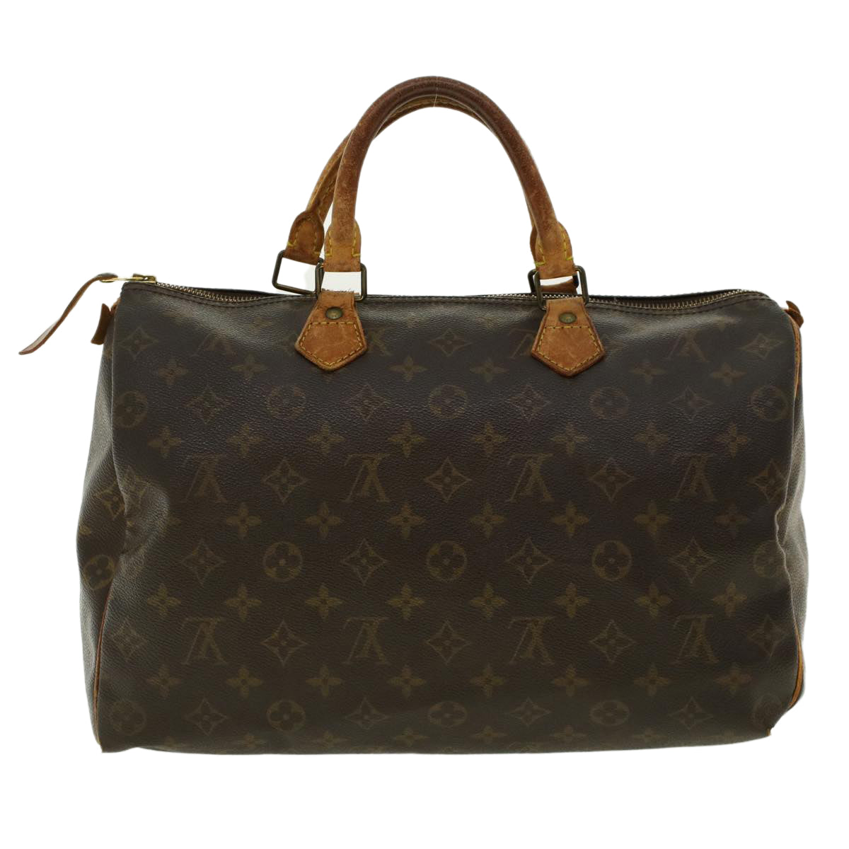 LOUIS VUITTON Monogram Speedy 35 Hand Bag M41524 LV Auth bs5066