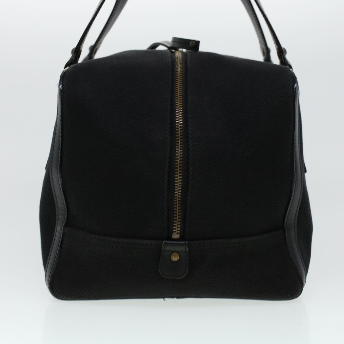 BURBERRY Shoulder Bag Canvas Black Auth bs5075